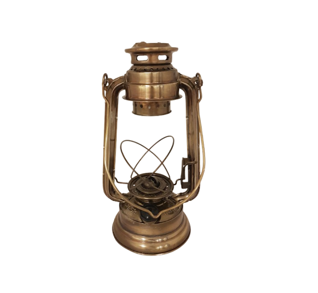 Iron Lantern With Brass Antique Finished Great Quality and Design Hanging Lantern Lamp for Outdoor Use