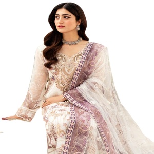 <b>Eid</b> Sale Indian and <b>Pakistani</b> Heavy Embroidery Work <b>Dresses</b> <b>Pakistani</b> and Indian Salwar Kameez Three Piece Saari for Women - Product Image 1