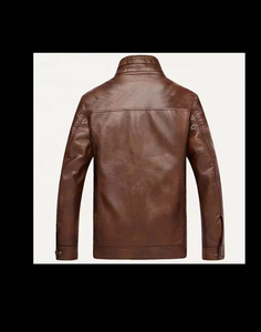 Primum Quality Men's Vintage Style Distressed Faded <b>Real</b> Cowhide <b>Leather</b> <b>Jacket</b> - Product Image 3