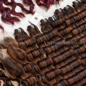 Vente en gros Extension de cheveux Remy vietnamiens 100% tissage de cheveux humains du Vietnam Fournisseur de cheveux à trame unique - Product Image 1