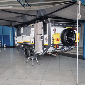 Caravane hybride tout-terrain Conqueror UEV-25 Style 4 couchages, pour expéditions longue portée, voyages hors route, camping-car autonome à vendre - Product Image 2