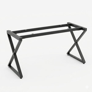 XConcept Patas de Mesa de Acero de Diseño Minimalista de 140x60cm, Ensambladas HCXC003 - Product Image 1