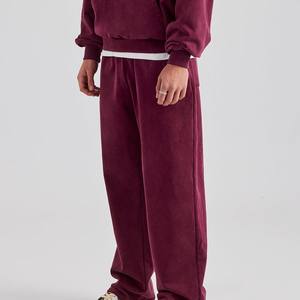 ชุดวอร์มผ้าฟลีซสำหรับผู้ชายชุดวอร์มเล่นกีฬามีฮู้ดมีซิปกางเกงวิ่งจ๊อกกิ้งทรงโอเวอร์ไซส์ชุดกีฬาสองชิ้นสำหรับผู้ชาย - Product Image 2