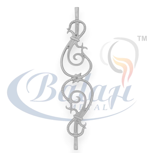 Rejilla de Balcón de Hierro Fundido sin Marco Moderna para el Hogar BM-041 de Balaji Metals, Garantía de Cinco Años, Resistente al Óxido, Panel de Seguridad Duradero y Fácil de Instalar - Product Image 1