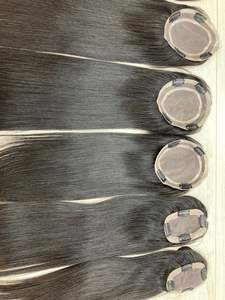 Cabello humano 100% Virgen Remy Transparente Silkbase Doble dibujado cabello vietnamita de alta calidad - Product Image 4