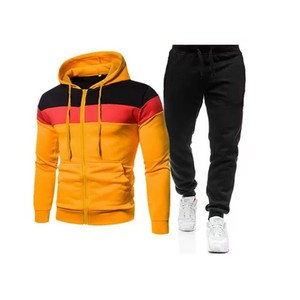 Transpirable nueva llegada adultos deportes diseño rayas personalizado 100% algodón chándal dentro de chándal - Product Image 2