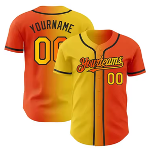 ชุดเสื้อเจอร์ซีย์เบสบอลสำหรับผู้ชายเสื้อยืดผ้าคอตตอนทรงหลวมระบายอากาศ100% ออกแบบได้ตามต้องการ - Product Image 4