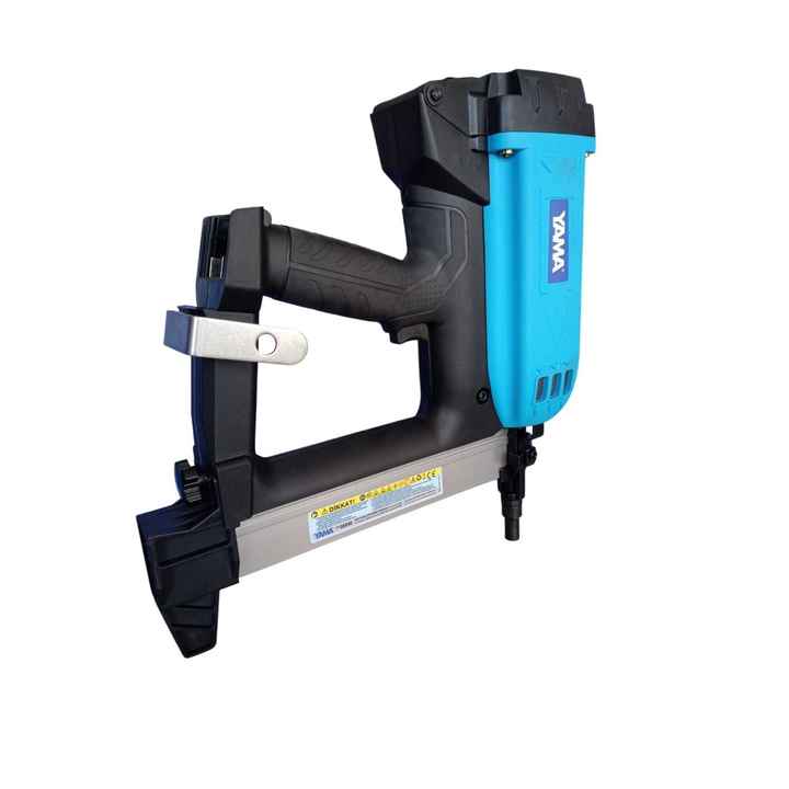 YAT-GNX40 Industrial Pneumatic & Battery Operated Gas Concrete Nailing Gun with 3 Heads 5 Boxes of Nails 18V Gift Gas Included