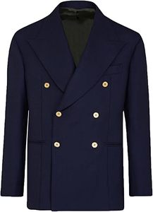 Veste de smoking à double boutonnage pour hommes Manteau uniforme de dîner pour revers brodé motif camouflage Coupe ample pour hommes - Product Image 4