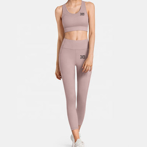 ชุดโยคะสตรีชุดออกกำลังกายเล่นฟิตเนสคอตตอน100% ระบายอากาศได้1ชิ้น - Product Image 1