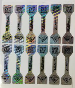 Etiquetas Adhesivas de Papel Térmico Holográfico Plateado Digitech P3, Diseño de Holograma Redondo para Uso en Embalaje Comercial - Product Image 1