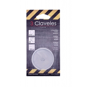 Lame di ricambio (3 pezzi) per taglierina rotativa (3 Claveles 00240) - Product Image 2