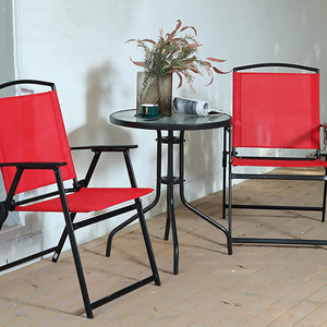 <span class=keywords><strong>Silla</strong></span> <span class=keywords><strong>Plegable</strong></span> Portátil Ligera y Moderna para Camping, Jardín, <span class=keywords><strong>Terraza</strong></span>, Playa, Oficina, <span class=keywords><strong>Silla</strong></span> Metálica Simple - Product Image 5