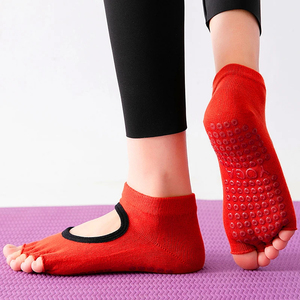 Professional <b>Toe</b> Yoga Socks Open <b>Toe</b> Breathable Anti-Slip Pilates Sock Women Fitness Toeless Half <b>Toe</b> Sock for Ballet Dance - Product Image 5