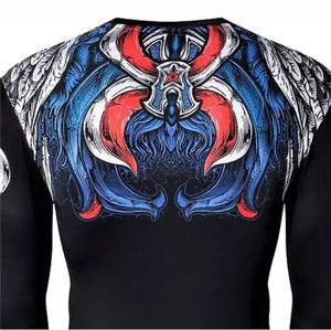 Rashguard MMA de haute qualité à séchage rapide et tissu frais pour hommes, vente en gros, vêtements de sport BJJ respirants - Product Image 5