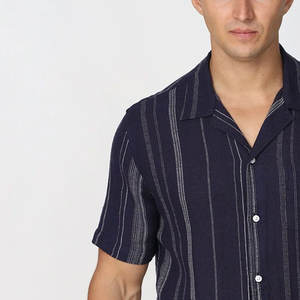 Chemises décontractées à col cubain imprimées, manches classiques, respirantes, style streetwear pour hommes - Product Image 5