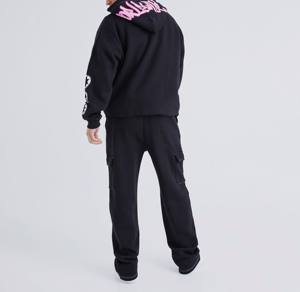 Ensemble de survêtement pour homme avec impression en relief, facile à laver, durable, entièrement personnalisé, confortable, anti-froissement, vêtements décontractés - Product Image 2