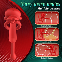 Neue Cook Ring-Vibratoren für Frauen und Paare, Klitoris-Stimulator, USB-wiederaufladbar, IPX6 wasserdicht, 10-Gang-Fernbedienung