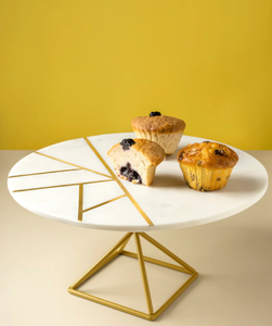 Trending Premium Marble Cake Pastelería Exhibición Postre Cake Stand para suministros de decoración para fiesta de boda - Product Image 2