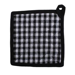 100% Cotton <b>Oven</b> Mitts with Silicone Strip Green Pot Holders for Cooking Microwave Baking Home Food Protection for Restaurants - Product Image 6