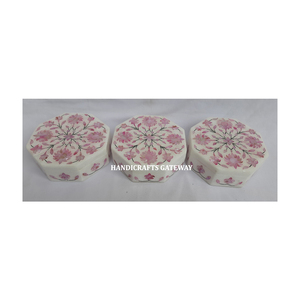 Regalo de joyería hecho a mano, caja de regalo de trabajo con Incrustaciones de nácar rosa, fregona de mármol, la mejor mano de obra, Chocolate de Ramadán de alta calidad - Product Image 1