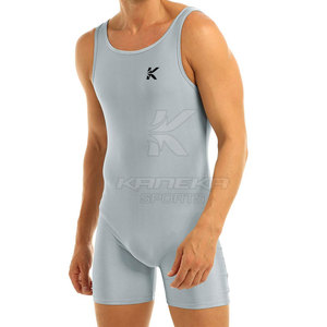Nouveauté 2026 : Maillots de lutte en Spandex/Polyester de haute qualité, légers, respirants, couleur personnalisable, fabriqués au Pakistan par KANEKA - Product Image 3