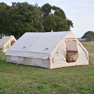 Grote Automatische Draagbare & Opvouwbare Opblaasbare Tent Met Luchtpomp Vier Seizoen 4-persoons Campingtent Voor Buitenglamping - Product Image 4