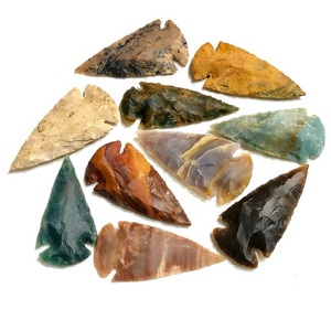 Lot de pointes de flèches en pierre, pointes de flèches en jaspe, pointes de flèches taillées à la main : pointe de flèche en agate, pointe de flèche indienne à vendre - Product Image 3