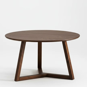 Table basse en bois massif de style mid-century pour salon, restaurant B2B, hôtel, bar et villa - Product Image 1