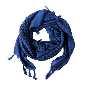Écharpe carrée personnalisée Shemagh désert Keffiyeh Arafat écharpe en coton enveloppement multicolore 100% coton avec logo brodé - Product Image 4