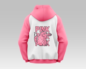 เสื้อสเวตเชิ้ตมีฮู้ดแบบสวมหัวมีกระเป๋าจิงโจ้สไตล์สตรีทแวร์ผ้าฝ้ายผสม350gsm - Product Image 2