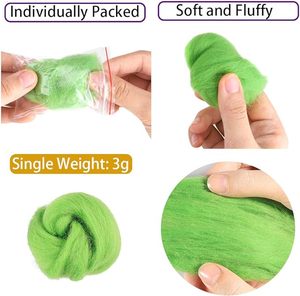 Trung Quốc thị trường trực tuyến Chunky mềm kim nỉ len lưu động sợi cho Len cảm thấy máy sấy bóng mới nhất màu sắc tự nhiên len lưu động - Product Image 2