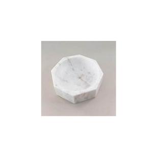 Venta caliente pulido nuevo mármol blanco cuenco octogonal lujo decorativo moderno elegante diseño hecho a mano piedra único frutero - Product Image 1