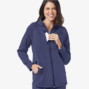 Veste d'uniforme médicale pour hommes confortable OEM vestes d'infirmière extensibles avec chemisiers de gommage chemises pour vêtements hospitaliers - Product Image 1