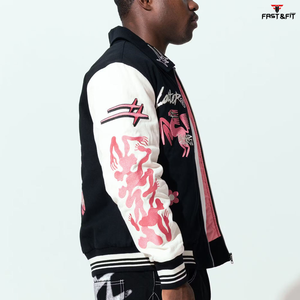 Personalizado 2025 nueva llegada personalizable Letterman chaqueta Vintage béisbol personalizado Varsity College chaqueta de béisbol para los hombres - Product Image 2