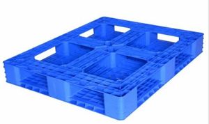 Paleta Europea de Plástico Reciclado Reforzada con Acero, de Doble Cara, con Entrada de 4 Vías y Construcción Moldeada por Inyección - Product Image 4