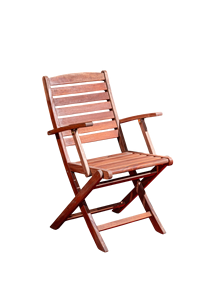 Moderno Juego de Muebles Plegables para Exteriores de 4 Piezas en Madera Maciza de Melaleuca, con Cómodos Reposabrazos, Resistentes a la Intemperie y a los Rayos UV, para Apartamentos - Product Image 4