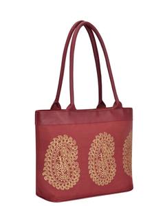 Juco กระเป๋าช้อปปิ้งมีสายรัดวัสดุย้อมสีสำหรับส่งออก - Product Image 3