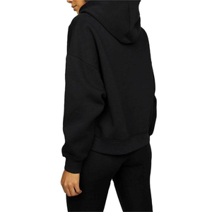 Sudadera con Capucha Unisex de Algodón 100%, 380g, para Hombre, Invierno, Lisa, con Estampado de Serigrafía, Bolsillo, Logotipo Personalizado, en Blanco - Product Image 2