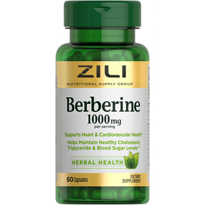 Capsules de berbérine 1000 mg en marque blanche, bien-être cardiovasculaire, cholestérol et glycémie normaux, complément alimentaire <span class=keywords><strong>sans</strong></span> OGM - Product Image 1