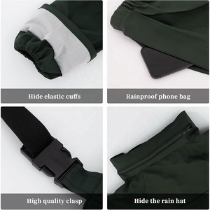 Pakistan Made High Quality Custom Logo Winter Casual Solid Men Rain Tracksuit 100% Polyester Breathable Wholesale - Product Image 5
