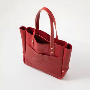 Bolso de Hombro de Cuero de Primera Calidad, Estilo Nuevo, Venta Directa de Fábrica, Bolso de Hombro de Cuero de un Solo Color - Product Image 2