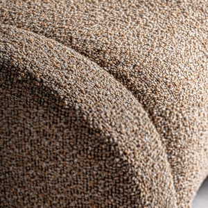 VALENCIA Modern <b>Reclining</b> Chaise Lounge <b>Chair</b> Upholstered <b>Fabric</b> Metal Base for Living Room Hotel Bedroom - Product Image 4