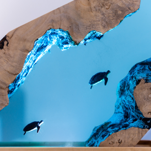 Lámpara de resina personalizada, lámpara de resina de Anime, luz de noche LED, regalo hecho a mano, lámpara de diorama art deco, regalo personalizado, lámpara de epoxi de Anime - Product Image 5