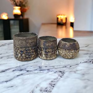 Soporte votivo de mosaico Vintage hecho a mano, velas rústicas, tarros de cristal, decoración navideña para boda, decoración del hogar, linternas - Product Image 4