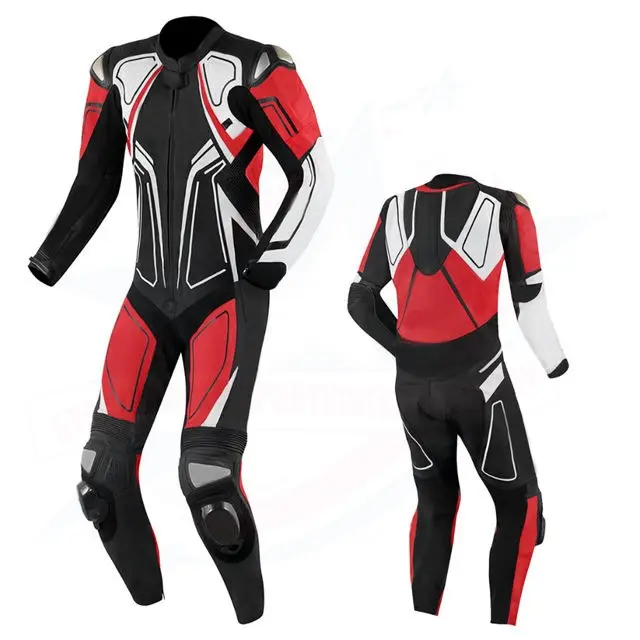 Custom Motocicleta Couro Race Suit Mais Recente Design Terno De Motocicleta De Couro E Motocicleta Racing Apparels Para Unisex