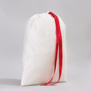 Bolsa de Tela con Logotipo Personalizado, Cinta Roja, 12x16 Pulgadas, para Empacar Pulseras, Ropa, Relojes, Manualidades, con Logotipo Bordado - Product Image 3