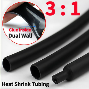 Logo-Bedruckter Schrumpfschlauch 3:1 Verhältnis Schwarzer Schrumpfschlauch Wärmeisolierte Kabelummantelung - Product Image 3