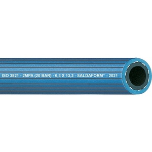 Manguera de Goma Refinada de 3.5mm, 13.3mm de Diámetro Exterior, 6.3mm de Diámetro Interior, 50m de Longitud, 50m por Paquete - AZUL - Product Image 1