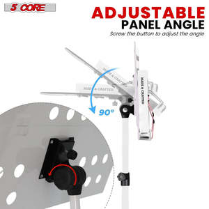 5 Core Music <b>Stand</b> Adjustable <b>Desktop</b> Book <b>Stands</b> Portable Sheet Holder All Metal Foldable Bookstand - Product Image 4